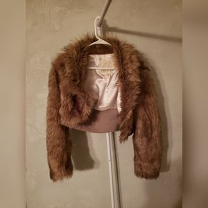 Faux fur jacket